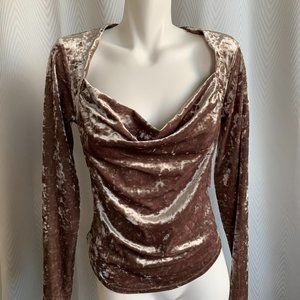 Free People Perfect Date Cowlneck Top